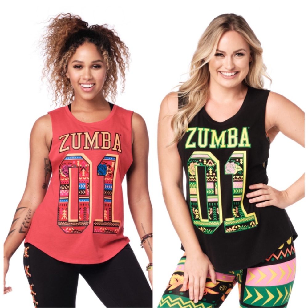 Zumba 01 Open Back Tank